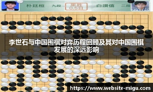 李世石与中国围棋对弈历程回顾及其对中国围棋发展的深远影响