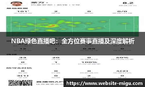 NBA绿色直播吧：全方位赛事直播及深度解析